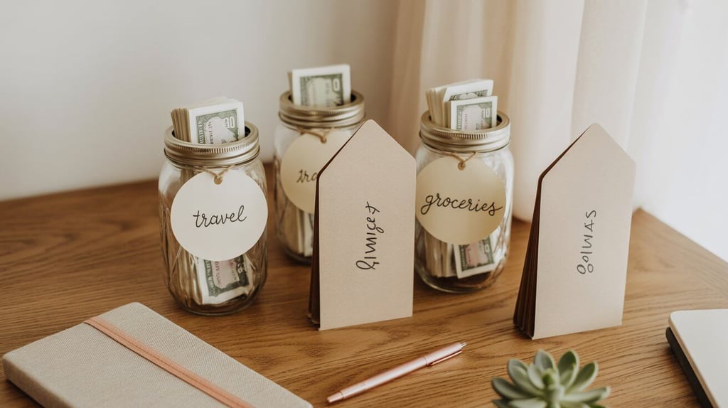 organizing sinking funds categories for budgeting and saving money