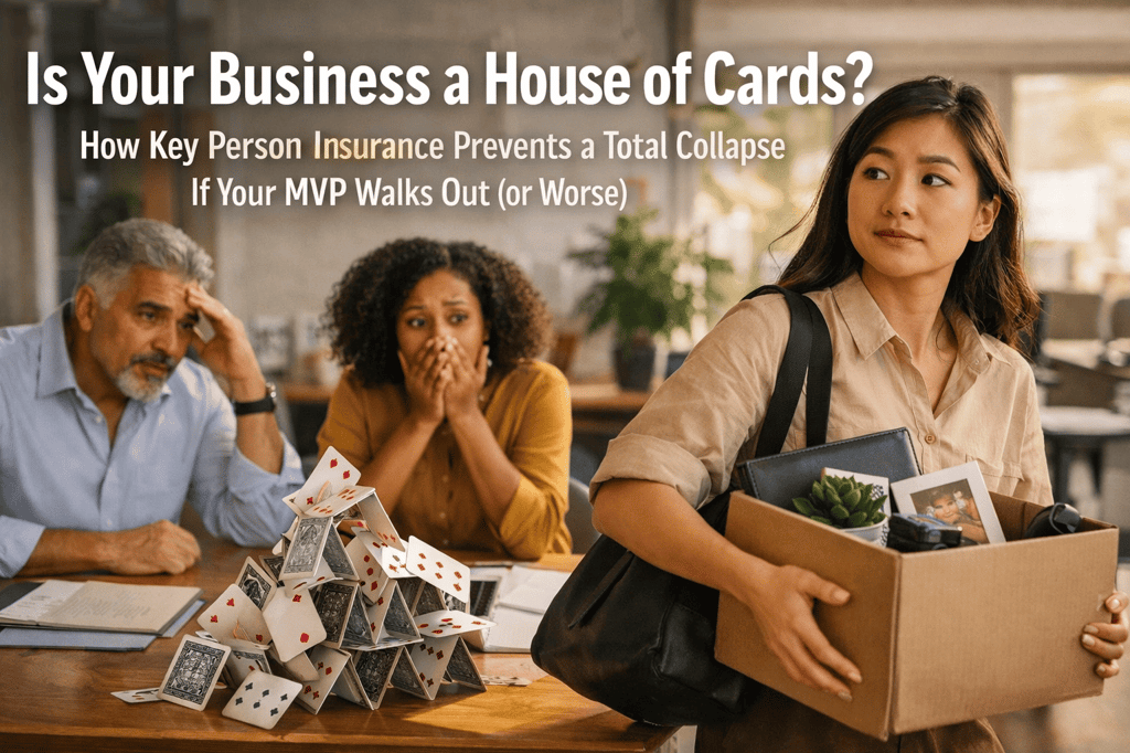 Is Your Business a House of Cards? How Key Person Insurance Prevents a Total Collapse If Your MVP Wa