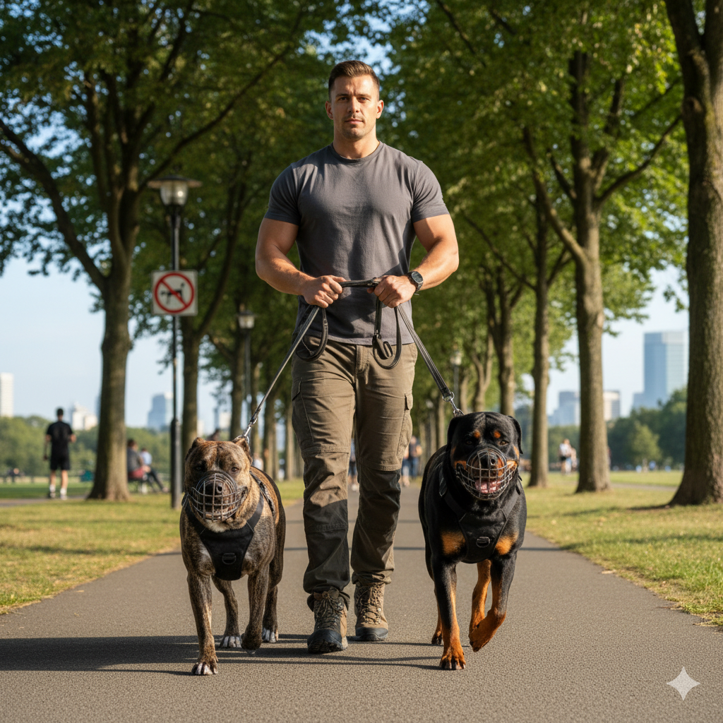 ¿Es legal pasear 2 perros PPP a la vez?