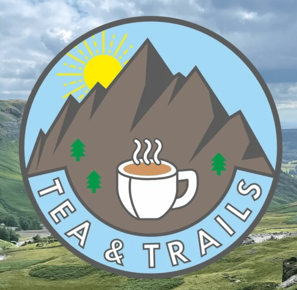 Tea and Trails Podcast logo