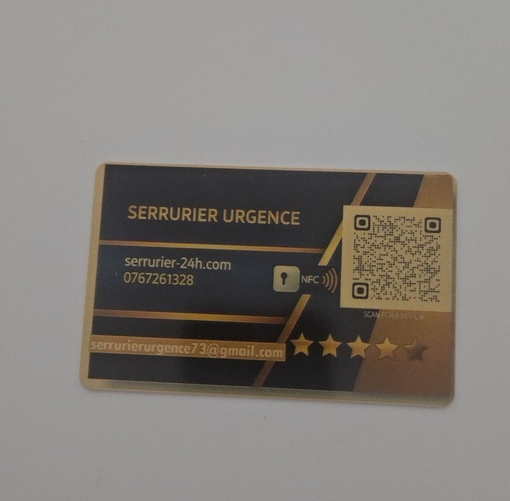 carte de visite sans contact