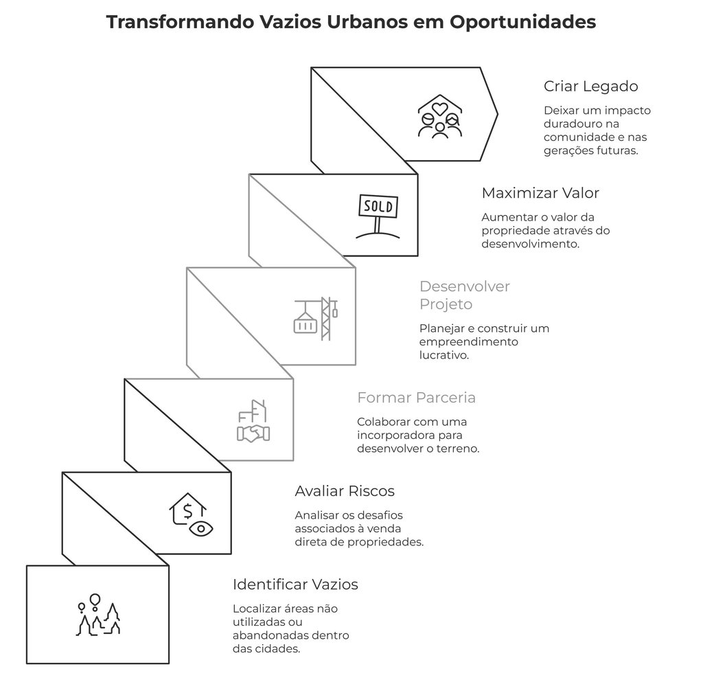 Diagrama de maximização de valor vazios urbanos