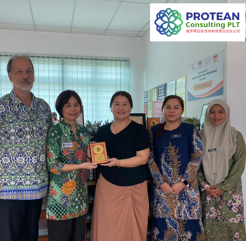 Protean Consulting seen off by school counselors following confidential interviews with students.