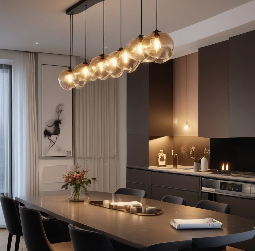 a dining room with a table and chairs Nour Nagy Designs London interior Design