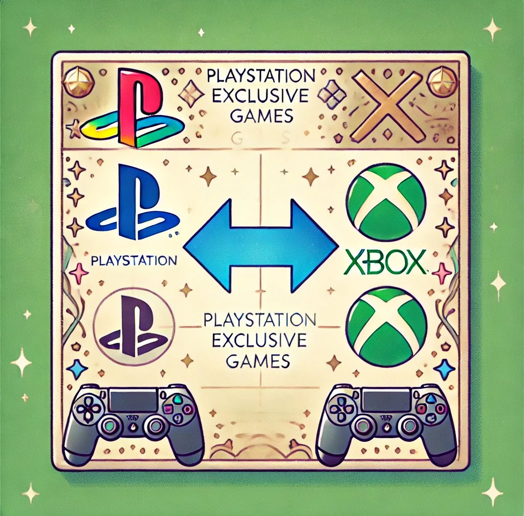 a video game with a video game controller and a video game controller