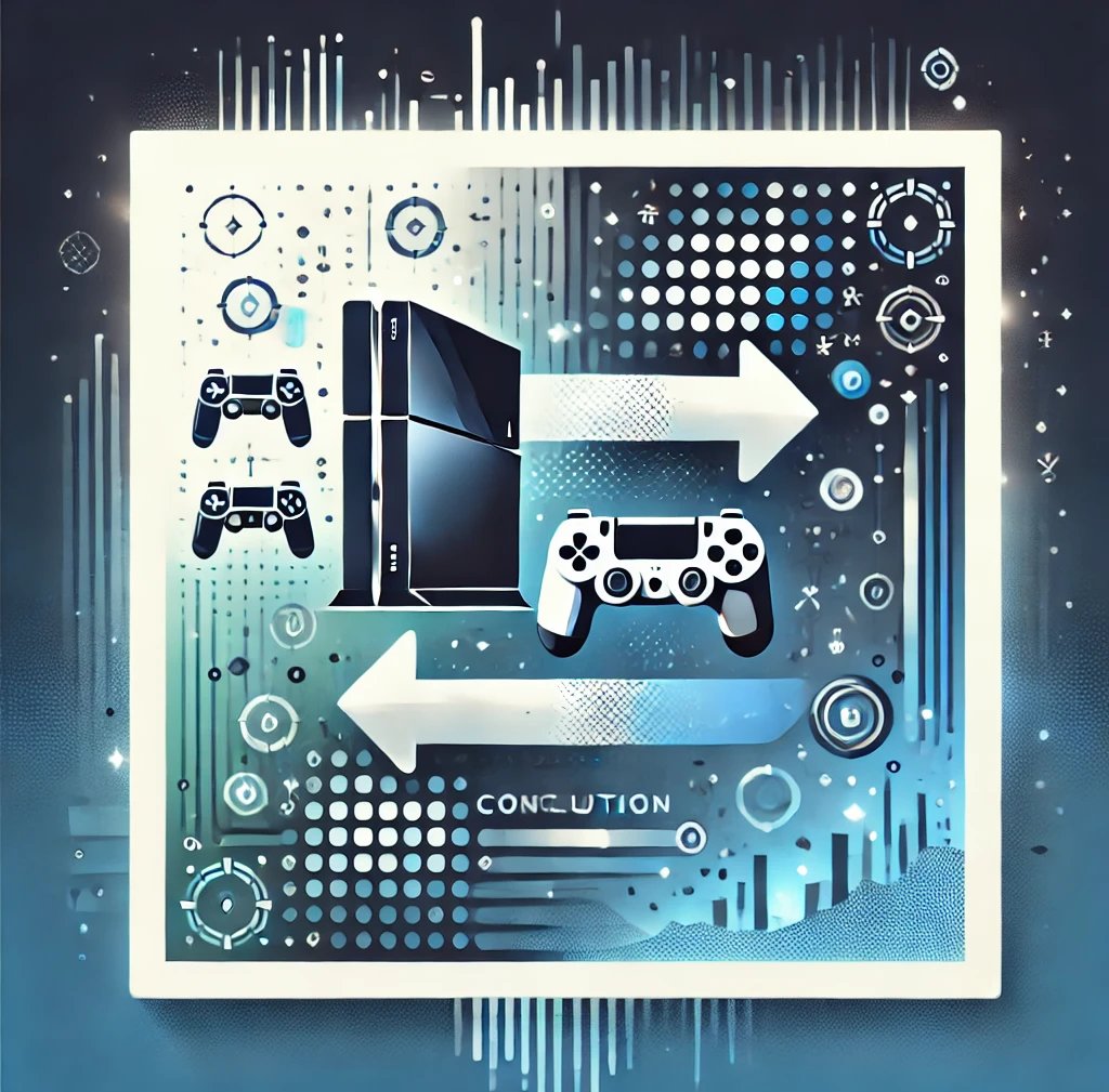 a video game console console with a controller and a controller