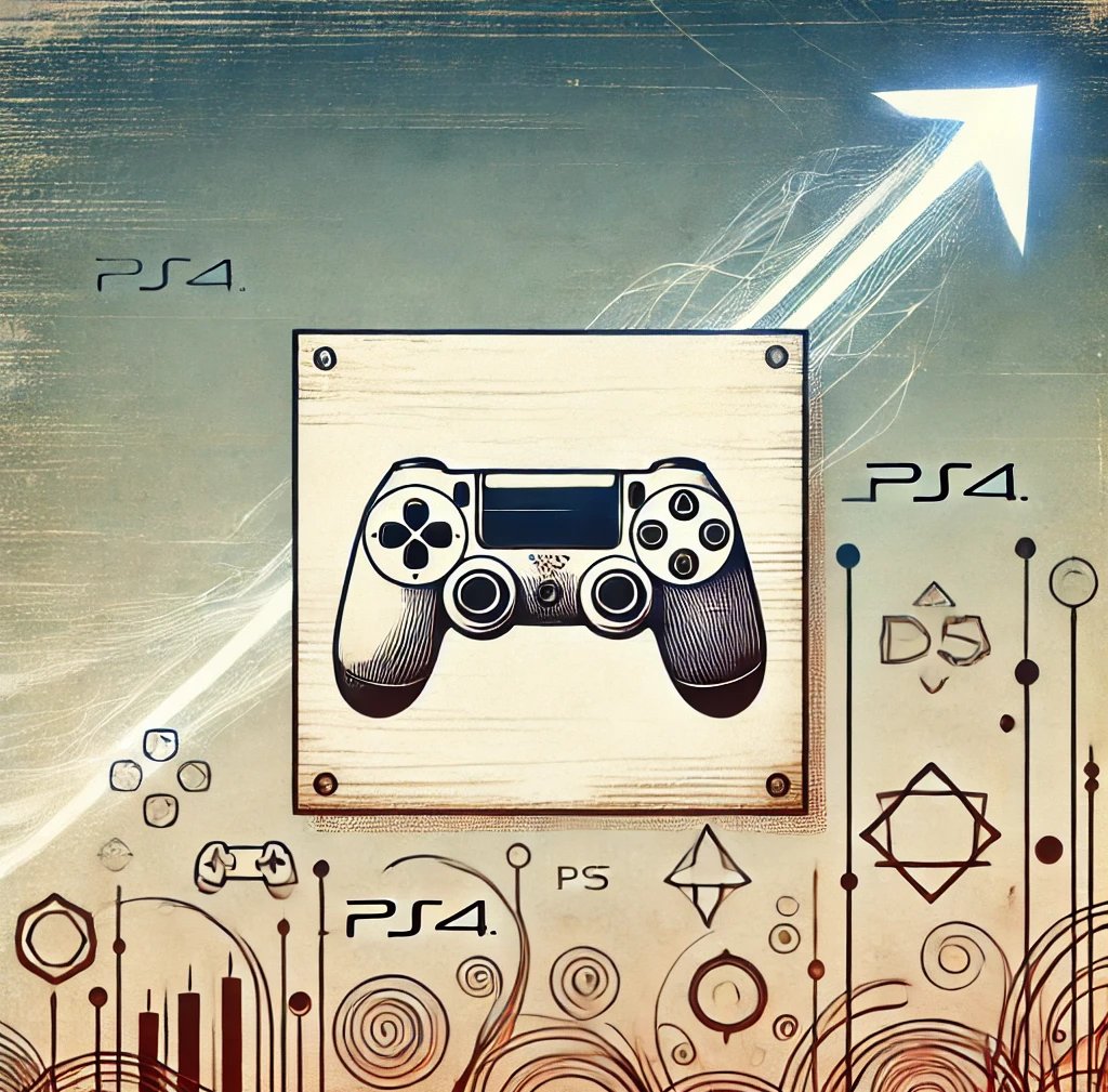 a video game controller with a video game controller