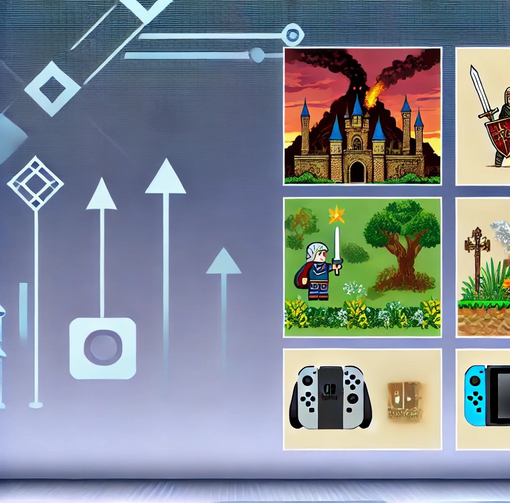 a video game with a video game controller