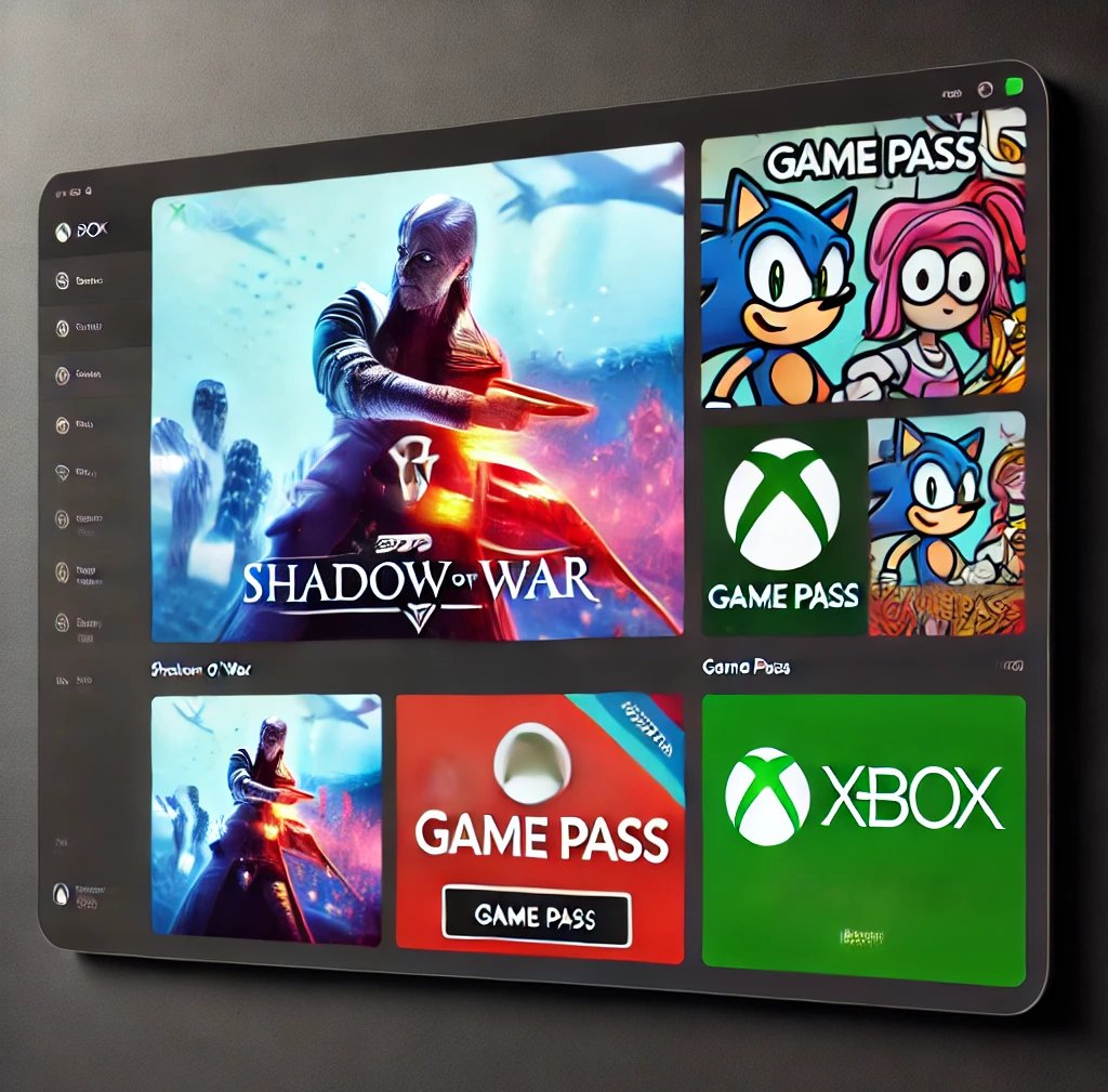 A professional Xbox app interface showing discounts and advertisements.