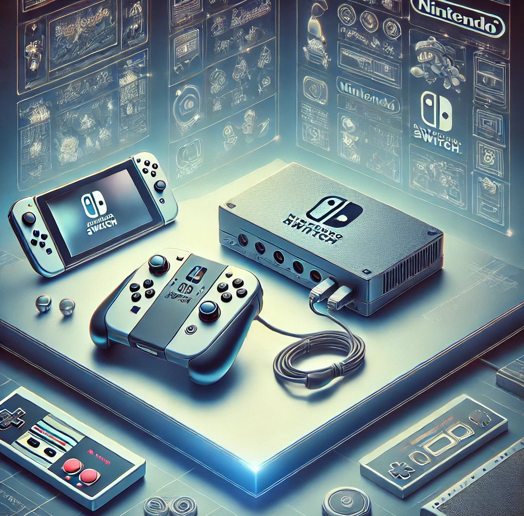 a nintendo wii game system with a nintendo wii controller