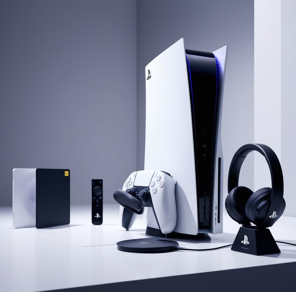 a video game console with a controller and a controller