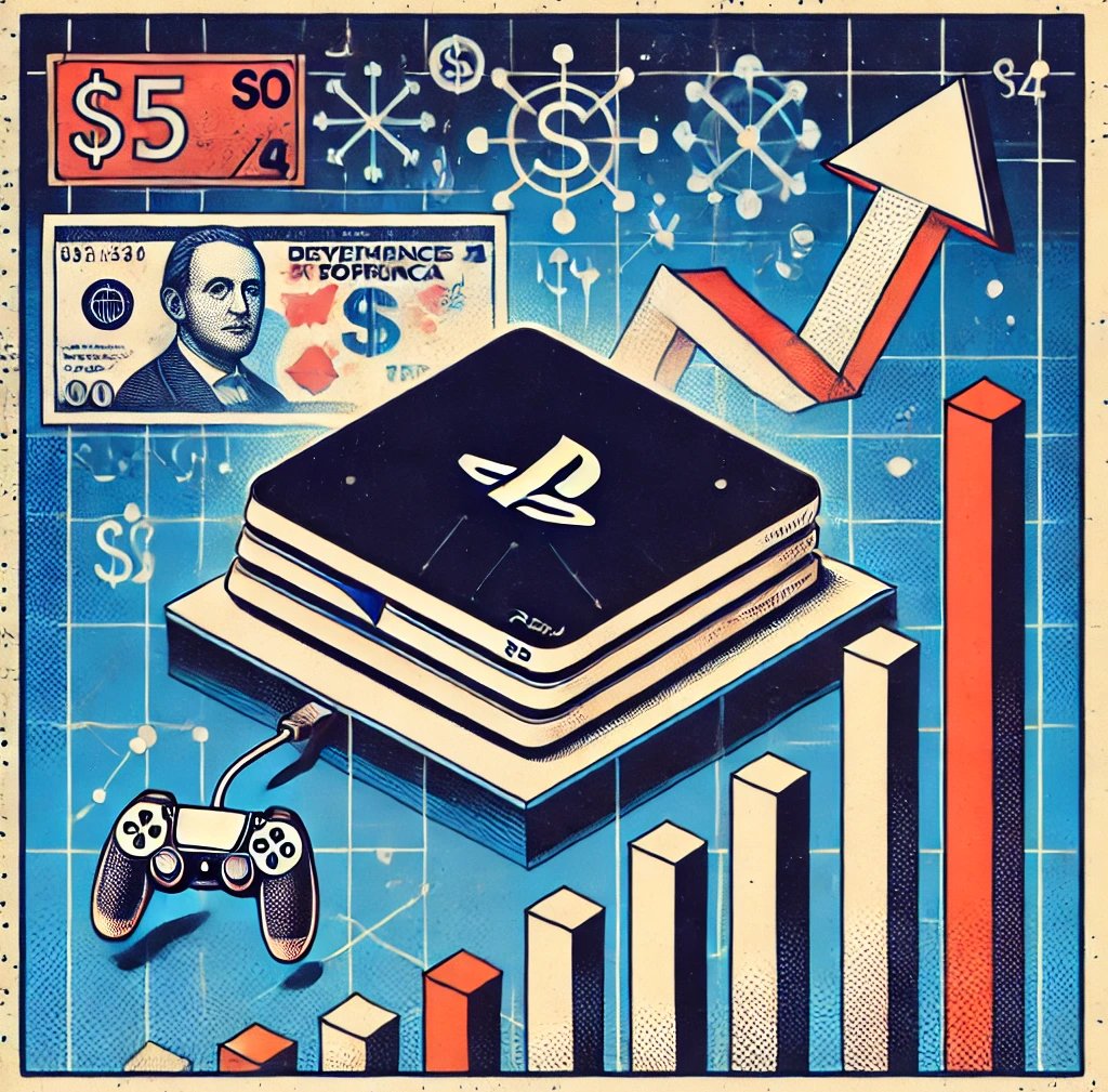 a poster of a video game console