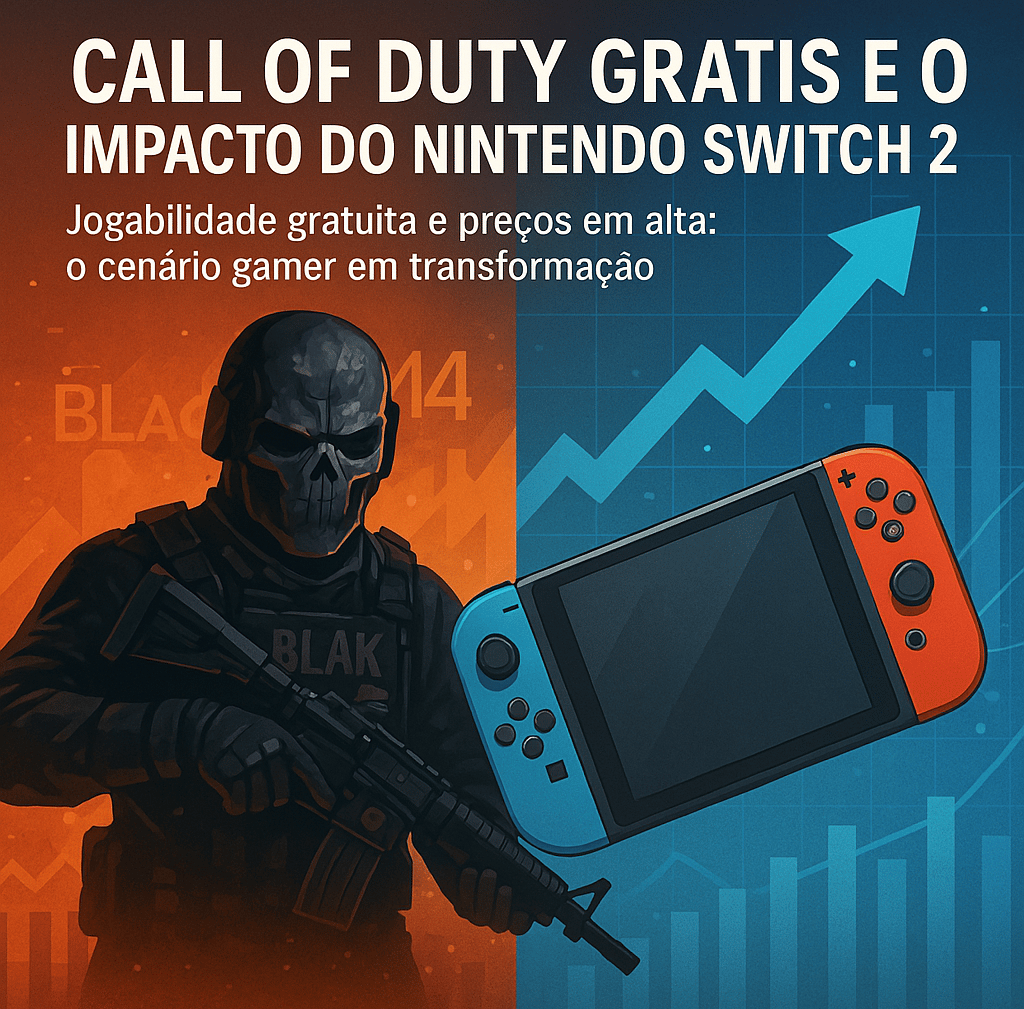 Do campo de batalha digital à inovação dos consoles: a indústria em movimento.