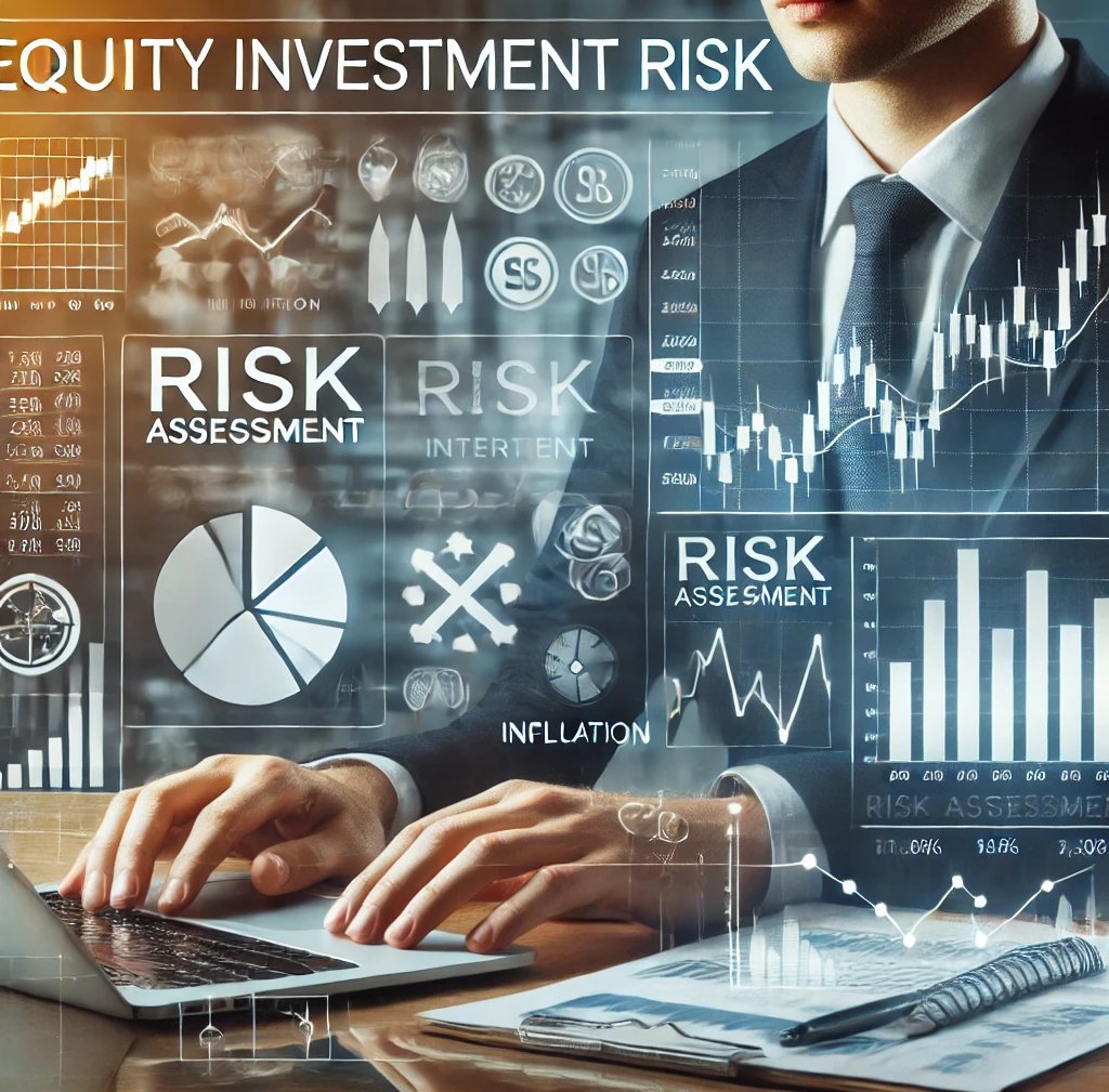 Visual guide showing how to handle equity investment risk and market volatility in India