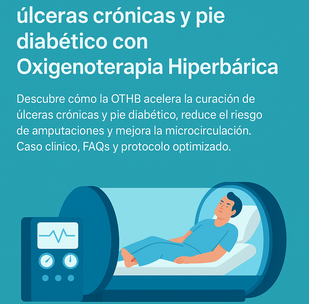 Persona en cámara hiperbarica