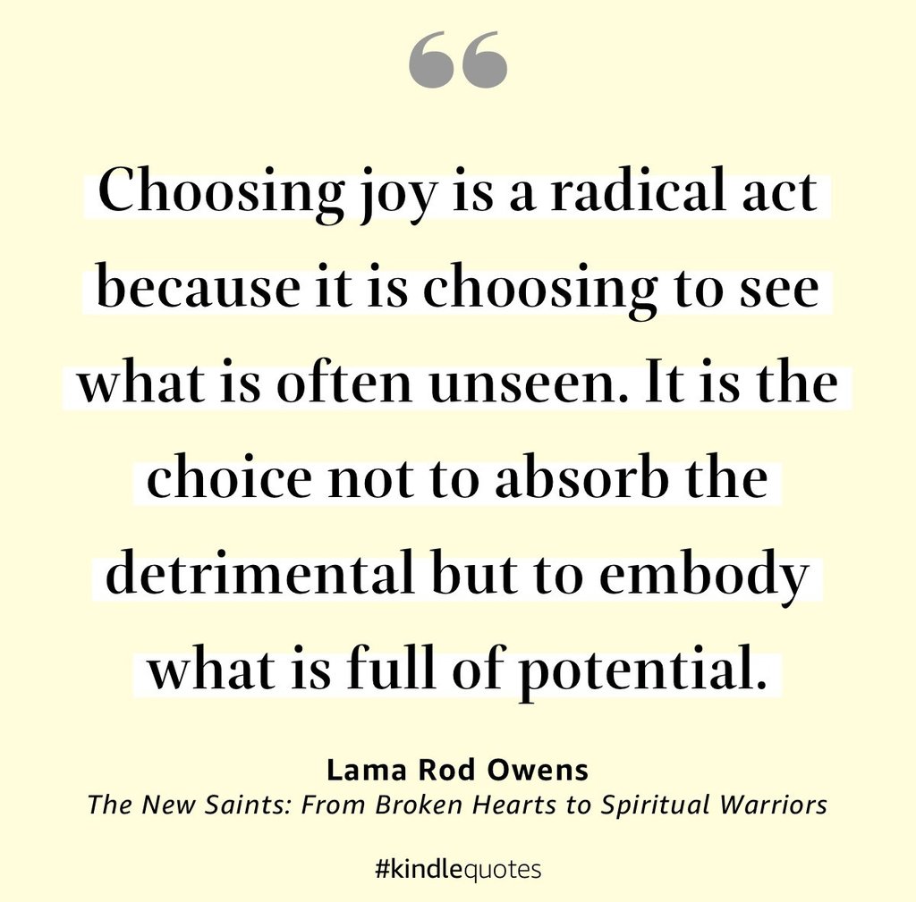 a kindle quote from Lama Rod Owens the new saints: from broken hearts to spiritual warriors
