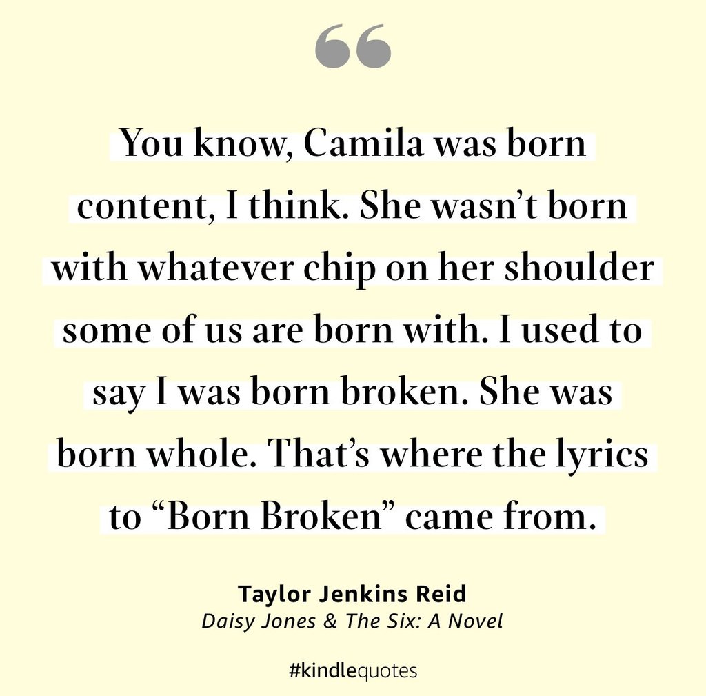 a kindle quotes from daisy jones & the six: a novel by taylor jenkins reid