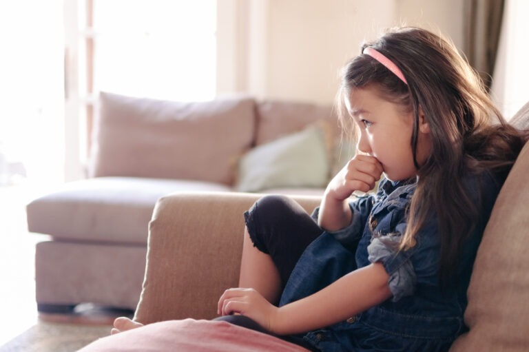 Pediatric chiropractor in Franklin, TN helps child with anxiety and stress. 