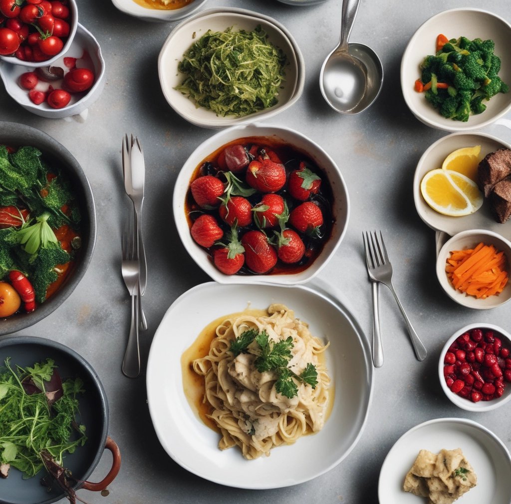 Multiple dishes with different specifications