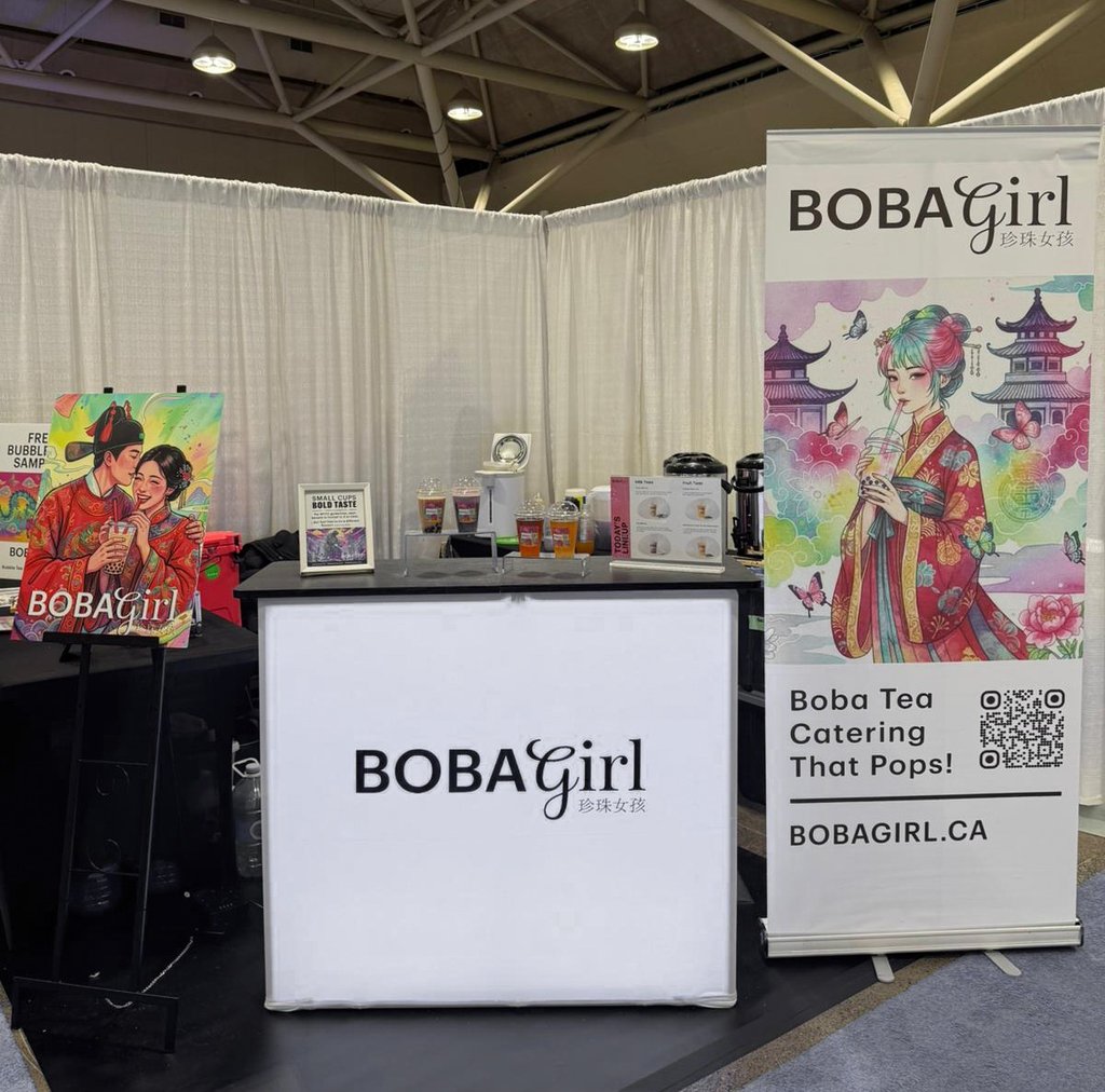 Boba Girl Bubble Tea pop up bar