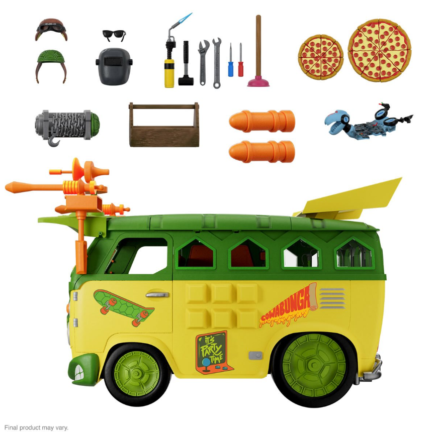 Teenage Mutant Ninja Turtles Ultimates Party Wagon Vehicle