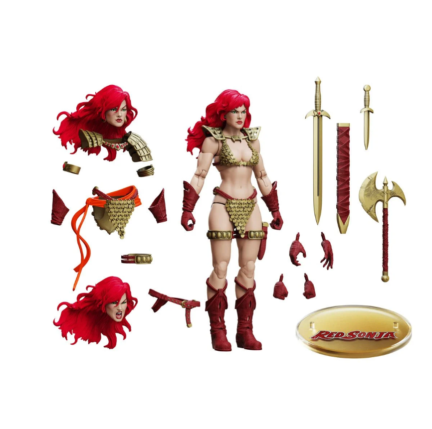Red Sonja Limited Edition: Gold and Red Epic H.A.C.K.S. 1:12 Scale Action Figure