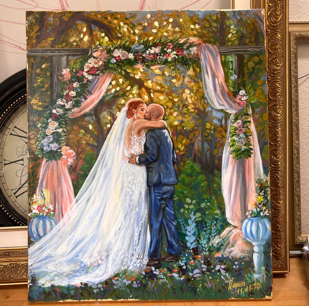 Wedding painter near me. Nominsstudio.com