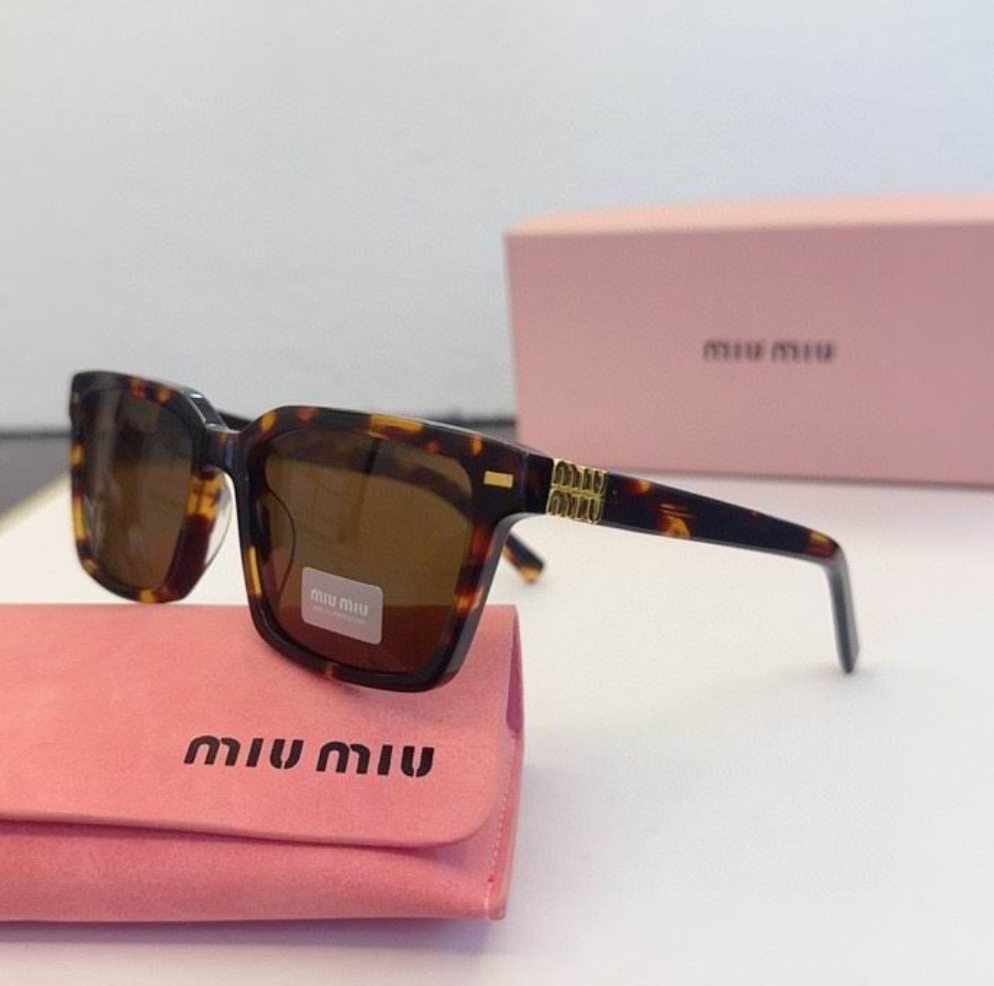 Miu Miu Leopard Sunglasses