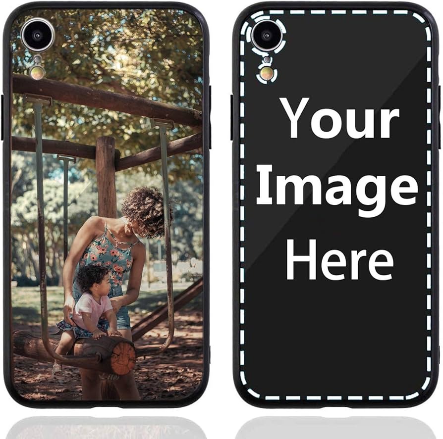 Photo on a phone case (Mother and a kid)