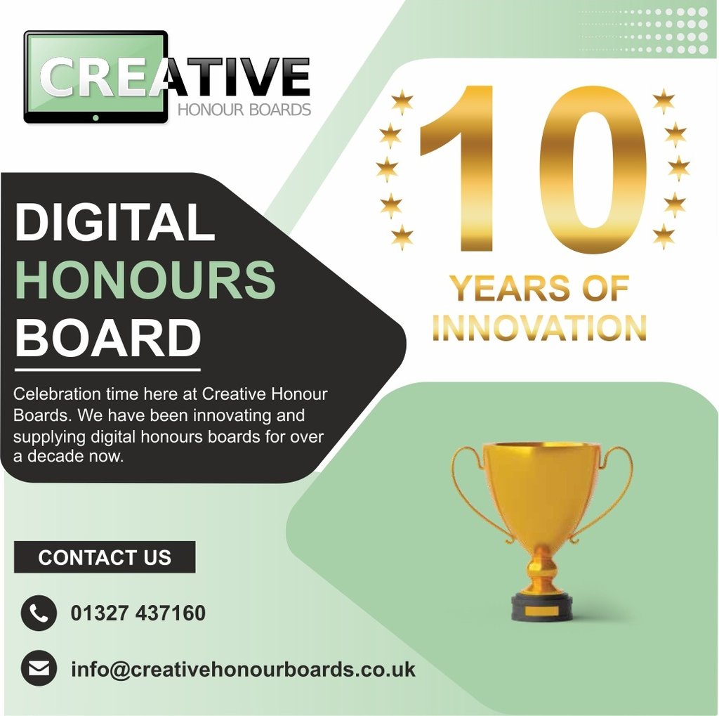 Digital Honours Boards