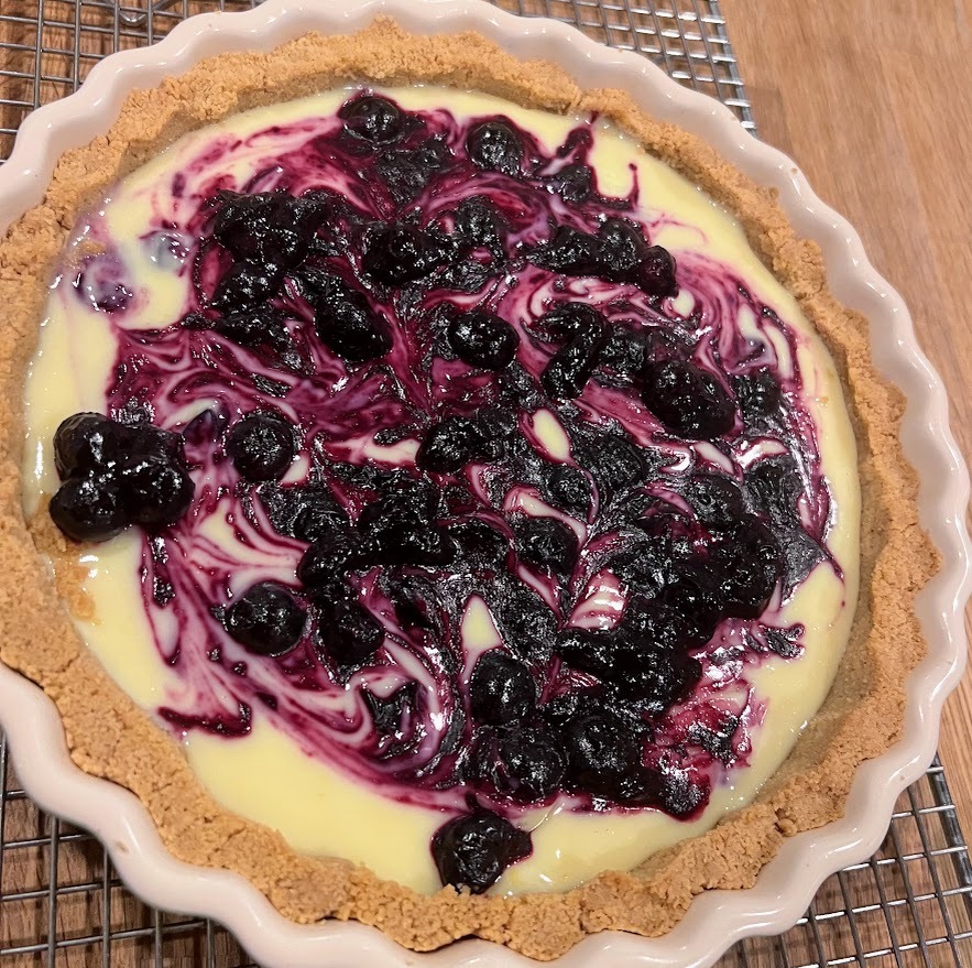 lemon tart with shortbread crust