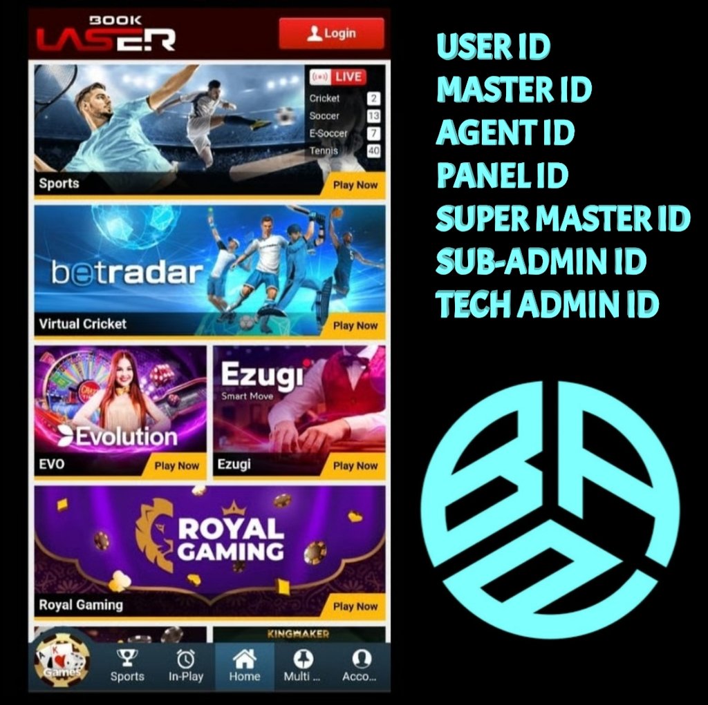 Laser Book Betting ID: Master ID और Admin ID के साथ सुरक्षित व्यापार की शुरुआत करें