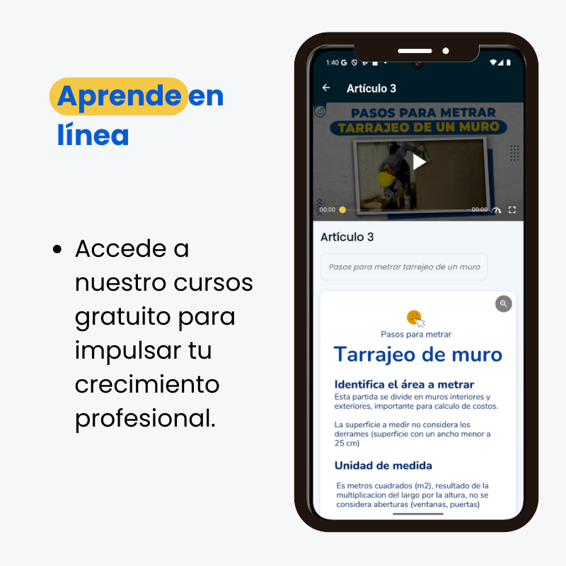 calculadora de materiales de construcción, calcula tus materiales gratis, calculo, compra y cursos.