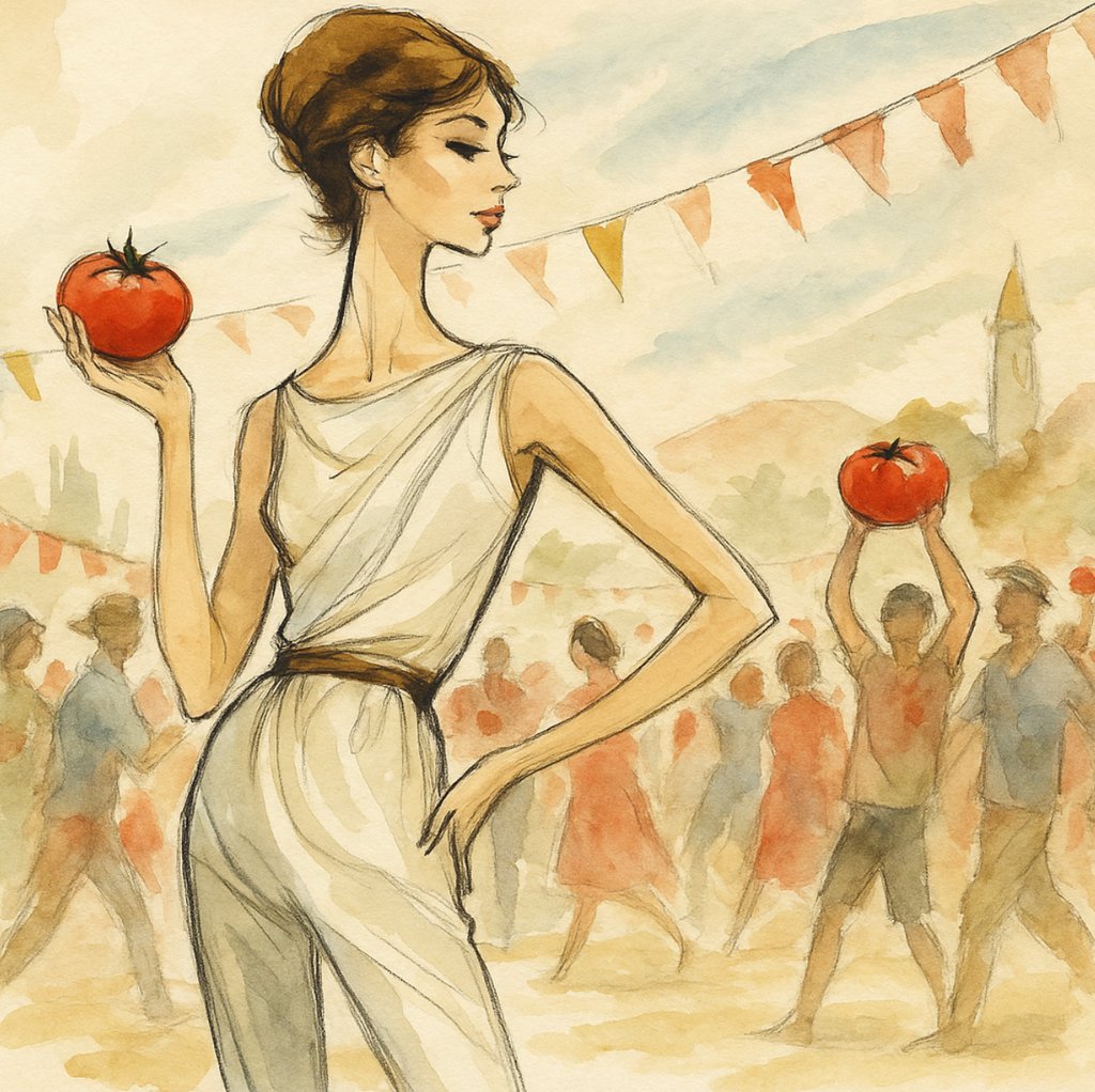 Tomatoes are celebrated in festivals like Spain’s La Tomatina.