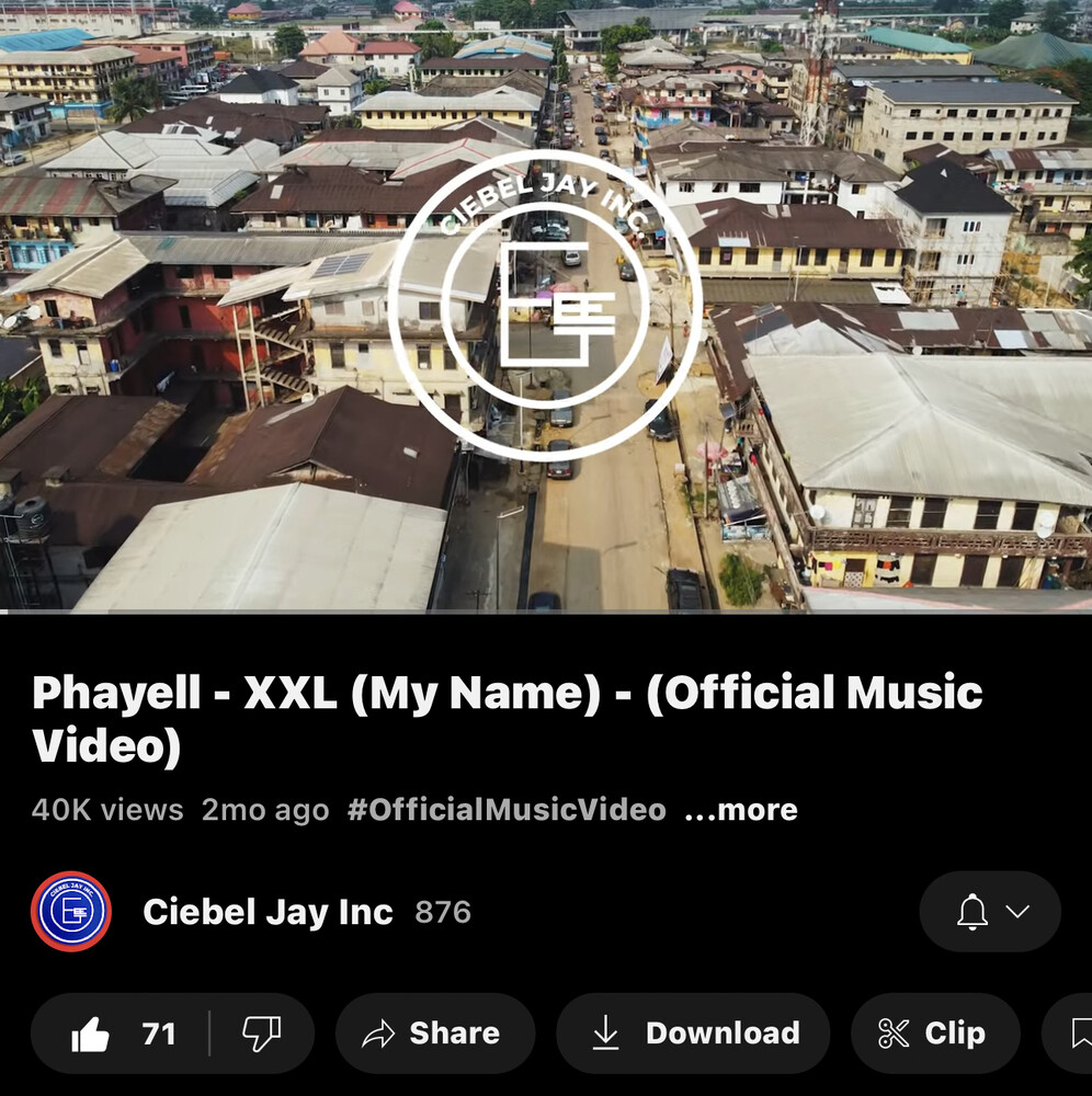PHAYELL - XXL (MY NAME) OFFICIAL MUSIC VIDEO