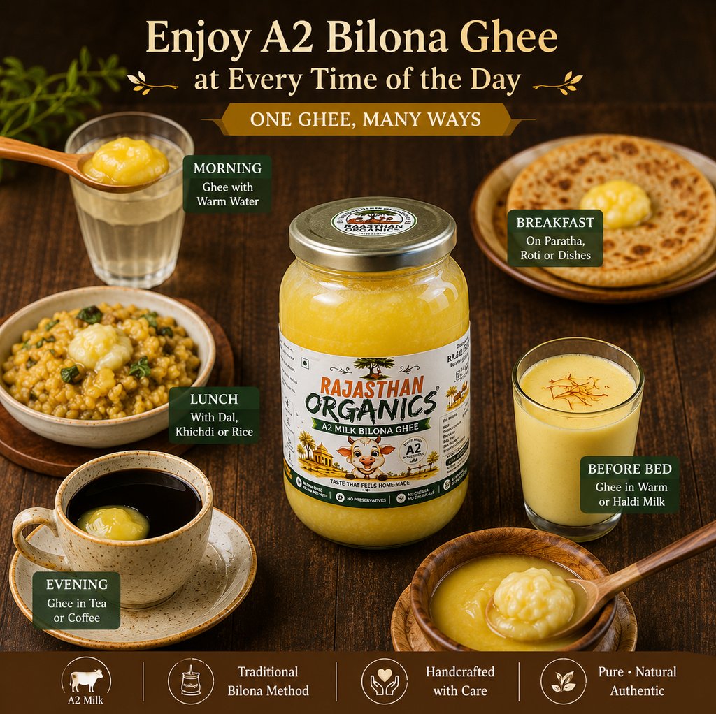 Healthy ways to consume A2 Bilona Ghee daily