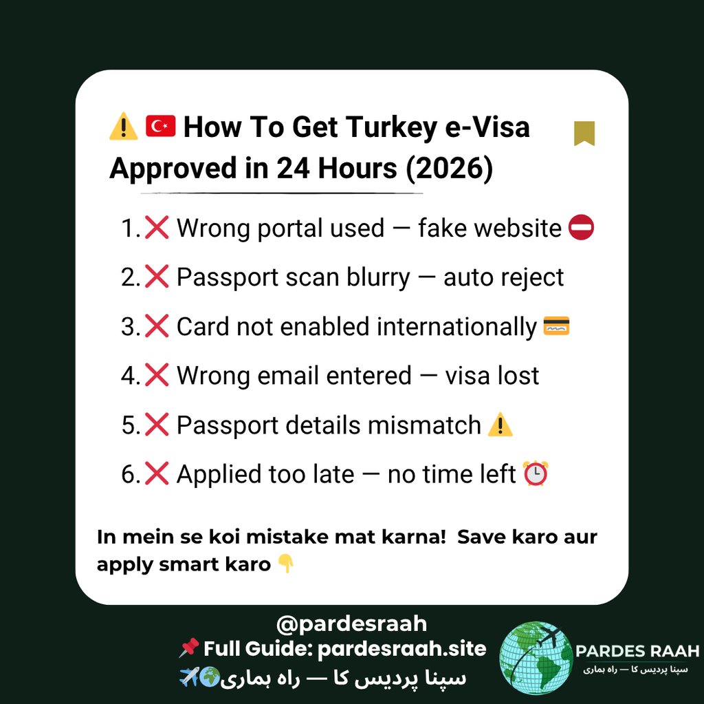 A guide on how to get a Turkey e-visa approved in 24 hours listing six common application mistakes to avoid.