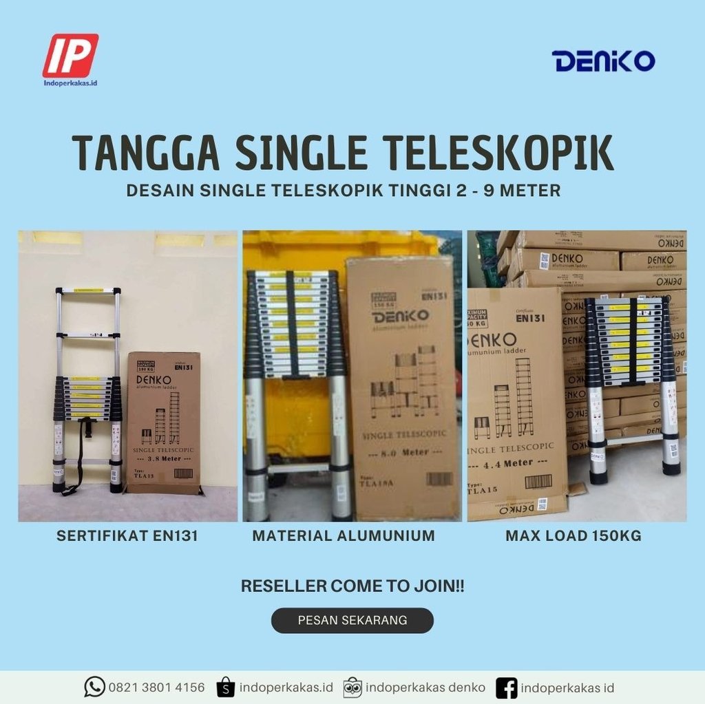 tangga single teleskopik