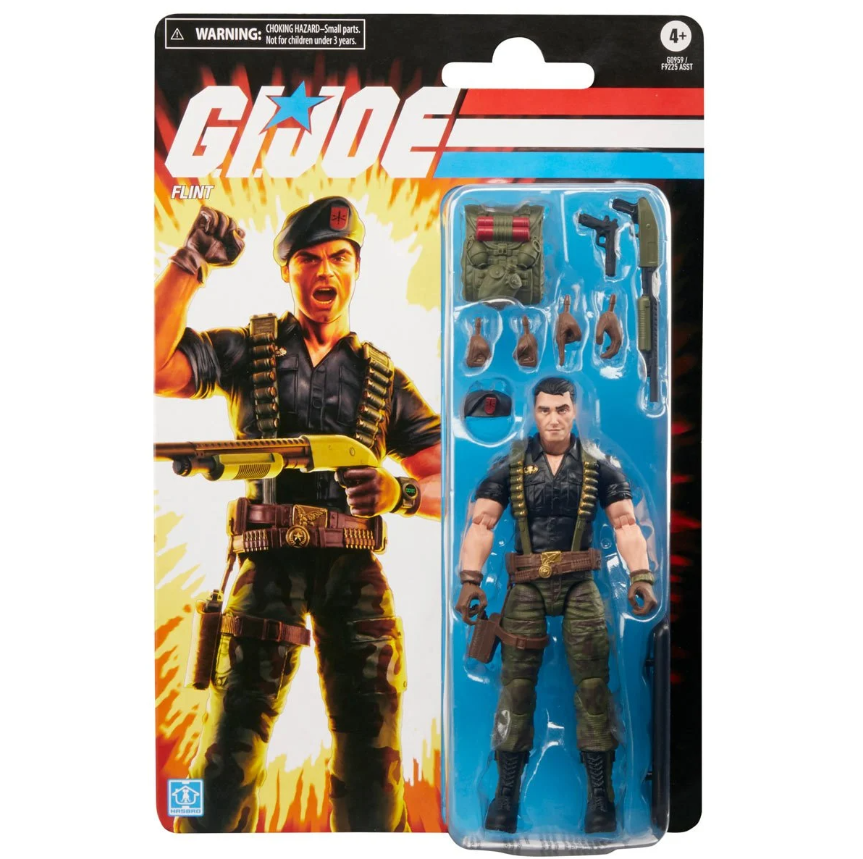 G.I. Joe Classified Series Retro Cardback Flint 6-Inch Action Figure