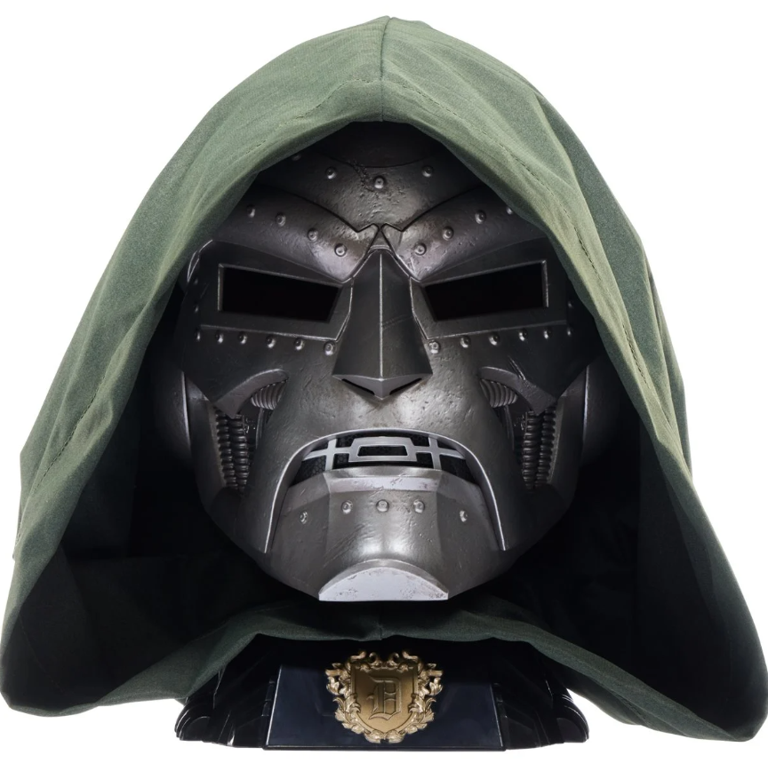 Fantastic Four Marvel Legends Doctor Doom Premium Roleplay Helmet Prop Replica