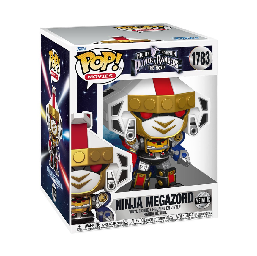 Mighty Morphin Power Rangers: The Movie Ninja Megazord Metallic Super 6-Inch Funko Pop! Vinyl Figure