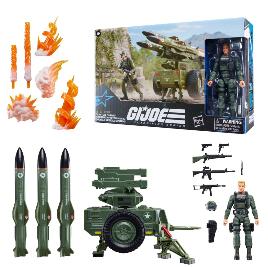 G.I. Joe Classified Series #182 Clayton Hawk Abernathy 6-Inch Action Figure with M.M.S.