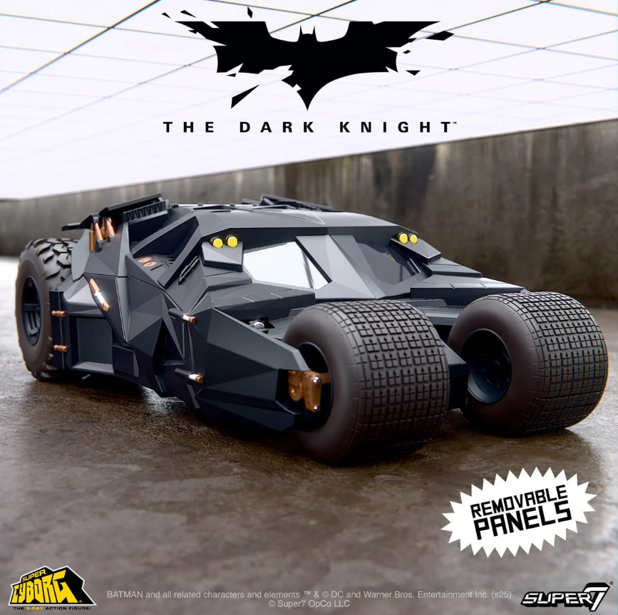 Batman Tumbler (Full Color) Super Cyborg Vehicle