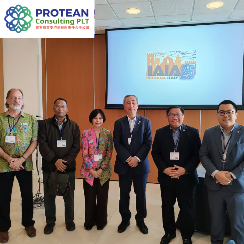 Protean proud to meet Malaysian delegates at IAIA 2025.