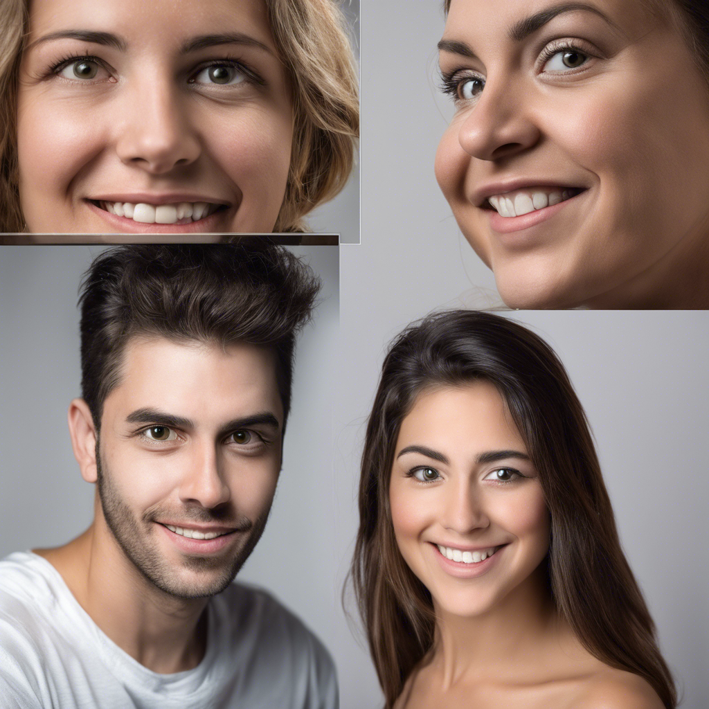 An image that depicts a person shooting a selfie and uploading it to a studio for retouching.