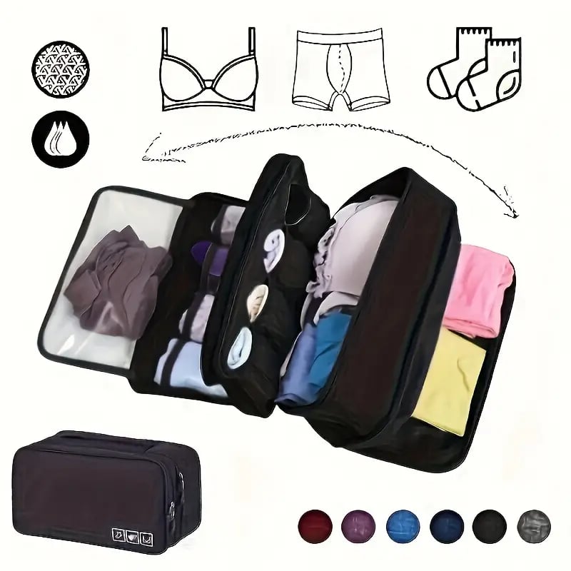 a suitcase with a variety of items in it