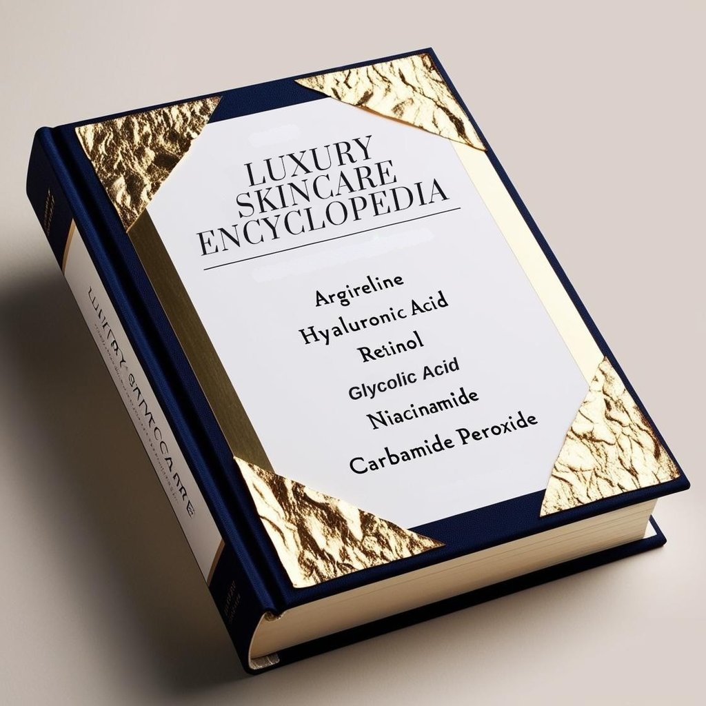Argireline Serum ,Acetyl Hexapeptide 8 a book with a gold foil foil foil on it