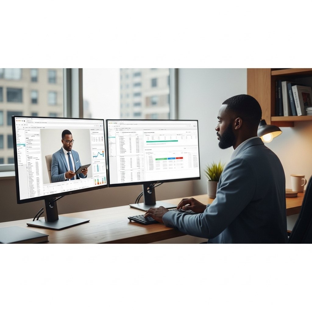 real estate agent calculating net profit from commissions