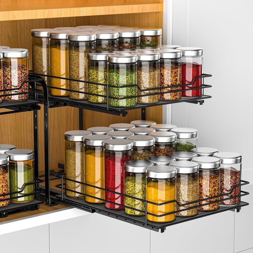 2-Tier Pull-out spice rack