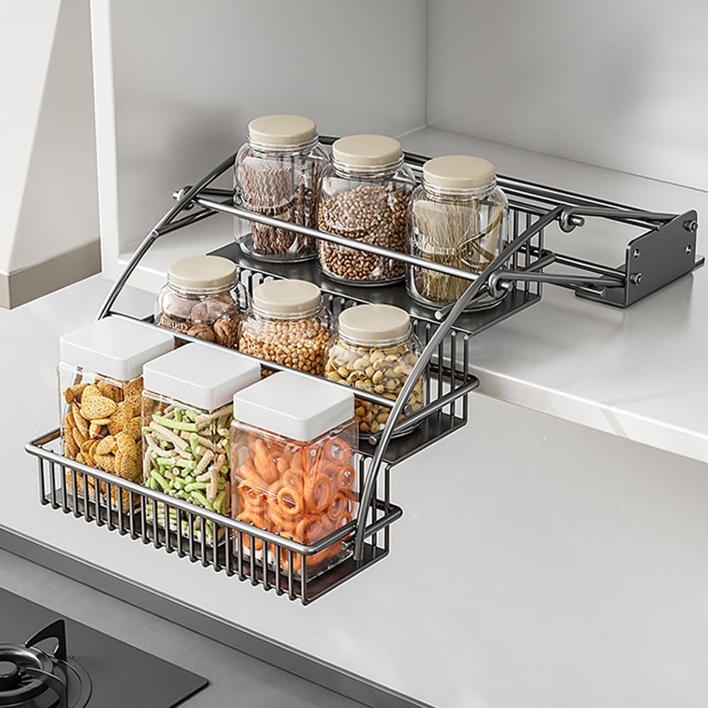 3-tier Pull down Spice Rack
